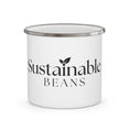 Load image into Gallery viewer, Explorer's Essential: 12oz Enamel Mug - Sustainable Beans