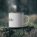 Load image into Gallery viewer, Explorer's Essential: 12oz Enamel Mug - Sustainable Beans