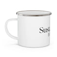 Load image into Gallery viewer, Explorer's Essential: 12oz Enamel Mug - Sustainable Beans